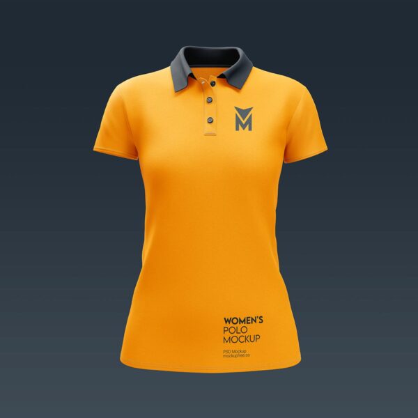 Free-Womens-Polo-T-Shirt-Mockup-PSD-Set-1